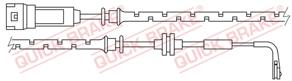 Czujnik zużycia klocka